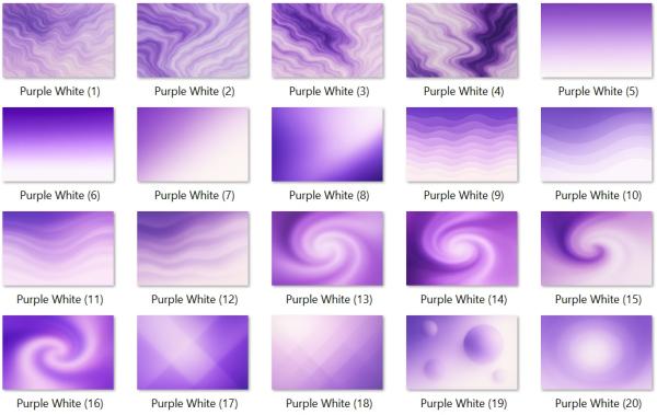 Purple White